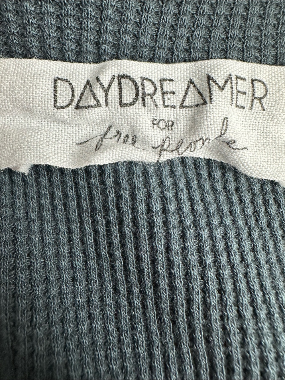 Daydreamer for Free People Doors Butterfly Poster Thermal Tee Long Sleeve. XS - Picture 8 of 8